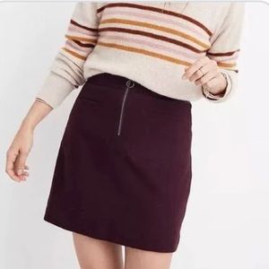 Madewell Fireside Mini Skirt